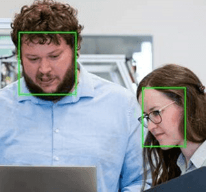 Face recognition in Nara matching a person against a known face