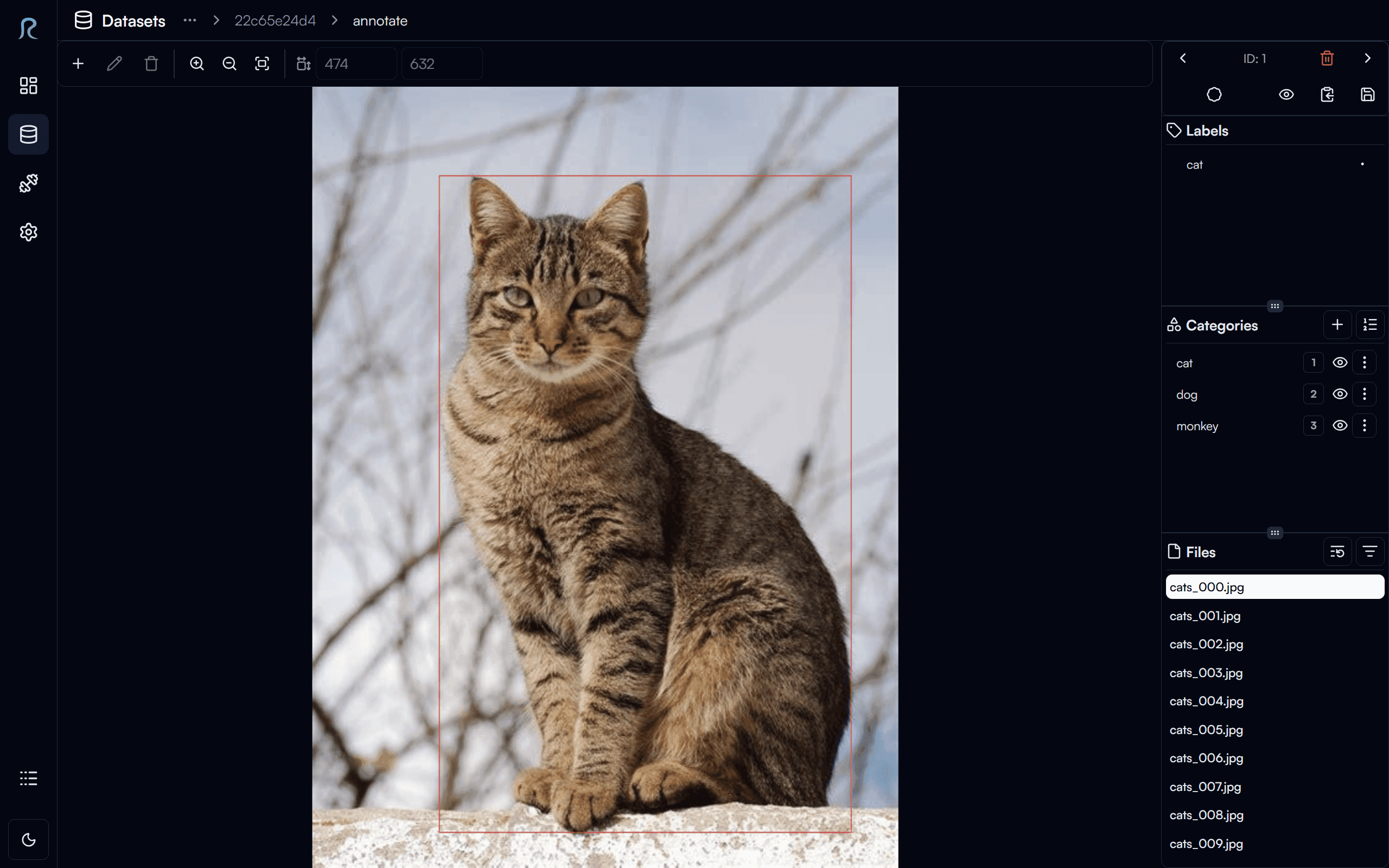 Annotating images in Reva